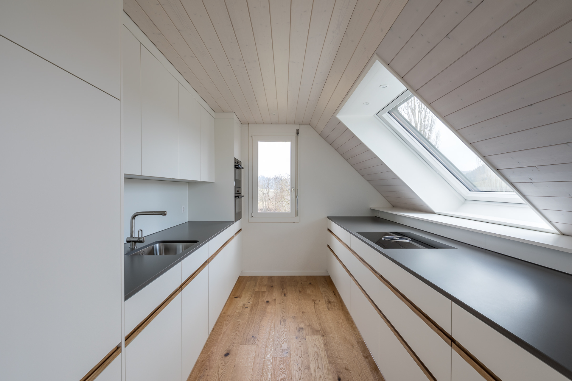 buan architekten – Umbau Attikawohnung Willisau – Foto – Kueche