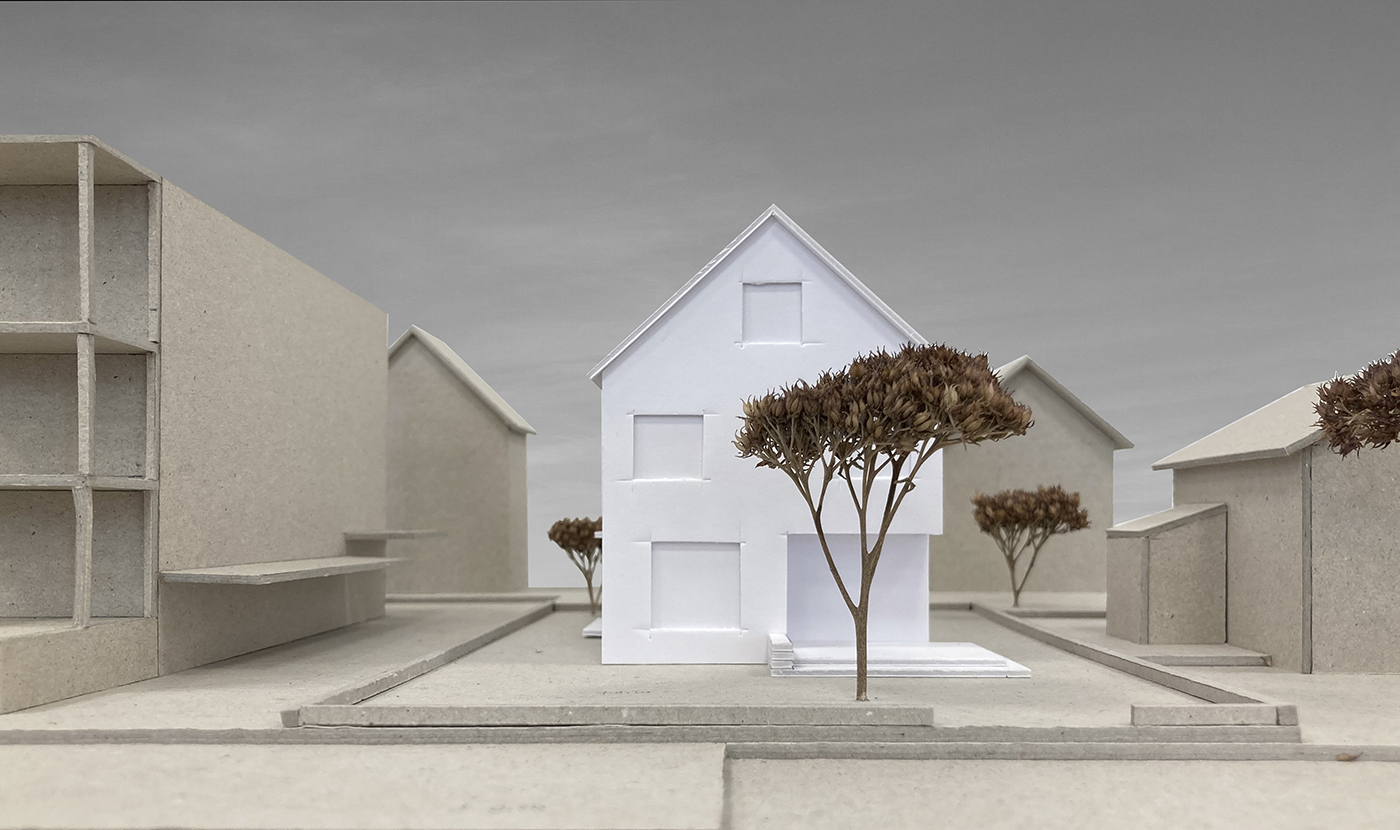 buan architekten – Ersatzneubau Einfamilienhaus Kriens – Modell