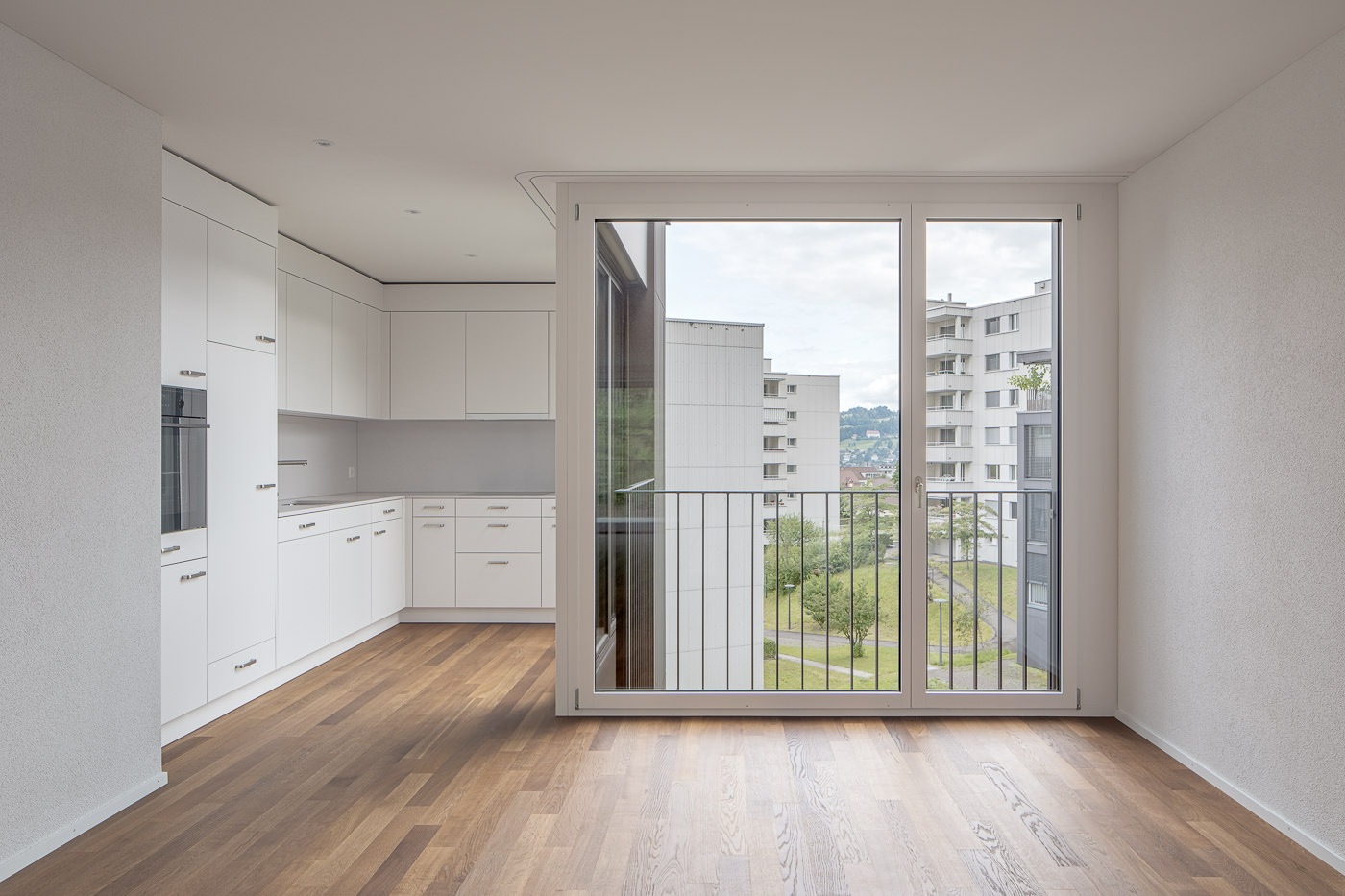 buan architekten – Neubau Wohnhaus Waldweg Luzern – Küche